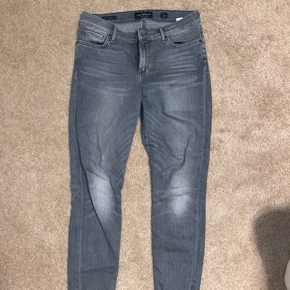 grey Lucky Brand jeans